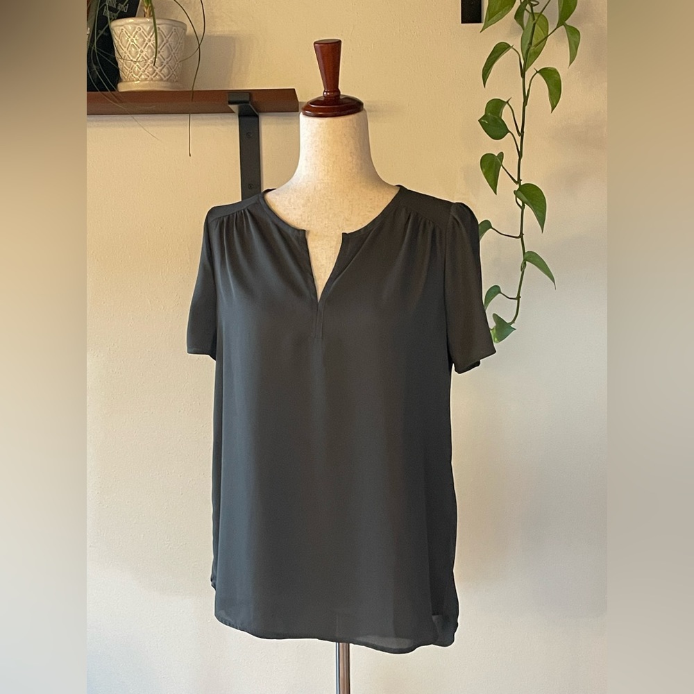 Green blouse